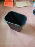 得力(deli)得心285mm(11.5L)黑色压圈方形纸篓 办公居家垃圾桶PG307 实拍图