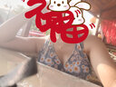 佑游游泳衣女泡温泉保守遮肚显瘦女士性感连体泳装三件套12122蓝色2XL 实拍图