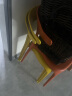 密林 牛角椅子靠背网红餐椅家用塑料懒人休闲简约加厚加强北欧办公椅 加强-柠檬黄 实拍图