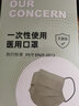 泰恩康一次性灭菌级医用口罩 莫兰迪彩色男女潮流个性口罩医用独立包装 仙踪绿50只/盒 实拍图