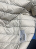 鸭鸭秋冬新款轻薄羽绒服女短款无领薄款修身时尚外套KXM 米白色 L 实拍图