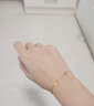 周六福5G工艺黄金手链女甜心兔生肖兔手链计价A0710504 约2.29g 16+3cm  实拍图