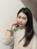 可辰可辰玉髓手镯少女款冰种玉髓飘花翠色半山水青山黛镯子送女友送妈 内径56-57【适合95-105斤】 实拍图