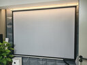 虾皮投影手拉自锁幕布投影幕手动升降无需电动家用客厅办公会议高清4K窗帘式投影仪幕布贴墙壁挂屏幕布 金属幕 100英寸4:3手拉自锁幕 实拍图