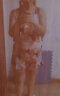 佑游泳衣女保守连衣裙式遮肚显瘦性感大码泳装19055AY米白花 XL 实拍图