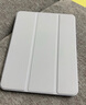 Ispider苹果平板iPad Air5/4保护套带笔槽11寸全包防摔弯软外壳子纯色pro13新三折款20-24年版 莫奈灰 iPad9/8/7老款10.2英寸通用19-21年 实拍图