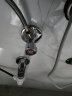 摩恩（MOEN）铜加厚冷热水角阀2件套 低铅标角阀套装通用大流量止水阀GN101330 实拍图