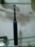 锦美客（JIMOK）电动牙刷男女士成人 智能声波情侣电动牙刷套装 深邃蓝（4支刷头） 实拍图