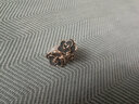 黛若黑金色耳夹女无耳洞森系花朵耳环超仙法式耳坠高级感耳饰送女友老婆闺蜜生日礼物 实拍图