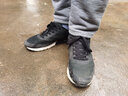 鸿星尔克男鞋破空运动鞋男气垫跑步鞋减震旅游休闲鞋防滑跑鞋 正黑/浅灰-0056 44 实拍图