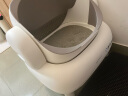 宜宝开放式全自动猫砂盆M1 超大号容量智能猫厕所 电动铲屎机防臭白色 晒单实拍图