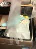 京迭一次性手套加长加厚防水厨房洗菜洗碗手套女耐用防滑PE清洁手套 【80只装】均码束口长款60cm 实拍图