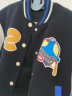 芝麻街男童女童棒球服外套春秋款2024新款儿童装洋气中小童外套潮 黑色 150cm 晒单实拍图