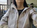 骆驼（CAMEL）户外单层冲锋衣男女款硬壳防雨单冲旅游外套 A23CATG013   XL 实拍图
