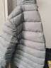 361°连帽轻薄羽绒服男2025年冬季通勤轻盈羽绒服保暖情侣运动外套 【男款】玄灰色 XL 实拍图
