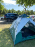 狼行者3-4人户外全自动帐篷 户外防水野营帐篷休闲帐篷 绿白拼色 实拍图