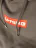 李宁（LI-NING）卫衣男秋冬加绒连帽休闲男女同款跑步服运动服长袖情侣训练服  标准黑(连帽-秋冬薄绒) 2XL 实拍图