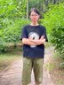POUM休闲工装七分裤男士夏季潮流速干冰丝运动短裤TQ05牛油果绿M 实拍图