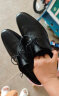 意尔康男鞋2024夏季新款真皮商务正装西装皮鞋男士镂空透气皮凉鞋 黑色 42 晒单实拍图
