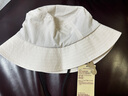 无印良品（MUJI） 透气 可折叠收纳 渔夫帽 帽子  带挂绳 象牙色4A 均码 56-59cm 实拍图
