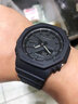 卡西欧（CASIO）G-SHOCK YOUTH系列 防震防水双显运动男士手表 GA-2100-1A1DR 实拍图
