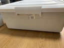 聚可爱床底收纳箱带轮衣服棉被整理箱特大号学生宿舍书箱塑料储物箱 经典款带轮加长2个装（高18cm） 适合多种床底空间 实拍图