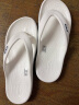 crocs卡骆驰贝雅卡骆班运动拖鞋男鞋女鞋居家夹脚平底人字拖鞋|205393 白/深蓝-126 41 /42(260mm) 实拍图