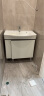 科勒（KOHLER）亲悦浴室柜组合洗手台盆智能镜柜组合卫生间洗脸盆落地式22818T 80CM柜+盆+4只脚 实拍图
