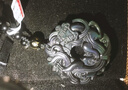 石玥珠宝彩虹眼天然黑曜石貔貅平安扣吊坠本命年挂件男女士款 水晶玛瑙 实拍图