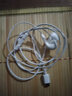 标森HIFI耳机有线半入耳式Type-c四六级降噪耳麦适用苹果华为小米荣耀平板电脑3.5mm圆孔线控电竞游戏 白色【Type-c扁口】降噪线控带麦 实拍图