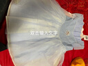 巴拉巴拉儿童裙子夏装网纱裙女童连衣裙甜美公主裙国风裙 艾莎蓝-80908 100 cm 实拍图