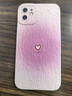 英恺达 适用苹果11手机壳iphone11保护套全包防摔男女款创意保护壳爱心纹粉 实拍图