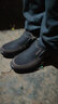 拾映冬季老北京布鞋男士棉鞋保暖加绒中老年爸爸鞋加厚防滑老人雪地靴 男款咖色【防滑保暖】 42 实拍图