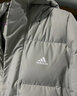 adidas 拒水防泼防风保暖鸭绒羽绒服面包服男女同款阿迪达斯官方   银灰色   M 实拍图