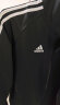 阿迪达斯夹克男春季运动外套经典三条纹防风运动服 黑/白 L  晒单实拍图