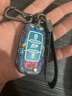 适用于大众钥匙套21迈腾速腾朗逸汽车钥匙包探岳途观L帕萨特途岳宝来探歌途昂桑塔纳凌度高尔夫捷达钥匙扣 A款-国潮熊猫 实拍图