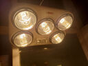 好太太五灯泡壁挂式灯暖浴霸卫生间免打孔挂墙风暖浴室取暖防水防爆灯泡 至尊五灯-金泡-按键+漏保 实拍图