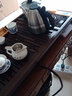 金灶（KAMJOVE）全自动上水功夫茶具套装 茶道泡茶壶 鸡翅木茶盘套装茶台R-350A 搭配F9 陶瓷茶具 茶水桶 实拍图