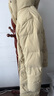 雪中飞女士羽绒服长款冬季加厚过膝保暖美拉德连帽休闲百搭潮流羽绒外套 流星黄 S (155) 实拍图