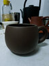 眷砂堂宜兴紫砂杯品茗杯茶碗功夫茶具纯手工茶盅原矿紫泥带把茶杯子大号 约160毫升 实拍图