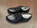 金利来男鞋冬季新款男士厚底正装皮鞋男圆头商务休闲鞋加绒保暖棉鞋男潮 黑色系带58093041001A 39 实拍图
