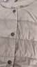 无印良品（MUJI）女式 轻量羽绒便携式 背心 马甲马夹女款冬季内胆保暖女装 浅米色 L (165/88A) 实拍图