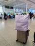 Landcase旅行包女手提包运动健身游泳背包多功能短途旅行包袋 5102紫色 实拍图