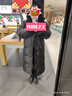 雅鹿羽绒服女冬季2025新款男女情侣长款宽松过膝加厚防寒抗冻中性外套 黑色 XL (170) 【推荐140-160斤】 实拍图