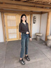 靖话欧货老爹鞋女2026春夏季新款小个子增高6cm休闲鞋百搭时尚运动鞋 黑色 单层 37 (235mm) 实拍图