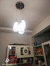 V-POWER餐厅吊灯三头现代简约圆形餐桌欧式个性大气饭厅广东中山灯具吊灯 3400圆盘款（带LED光源） 实拍图