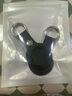 Masentek 适用苹果airtag保护套车钥匙扣定位扣跟追踪器防丢神器apple iphone液态软硅胶皮革套壳挂钩 黑 实拍图