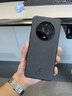 ESCASE 荣耀magic4手机壳honor保护套 个性创意全包边防摔贴皮背壳 ES-19深邃黑 实拍图