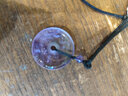 唯誠天然紫水晶平安扣吊坠冰种浅紫水晶原石项链女水晶饰品 紫水晶平安扣(直径28-30mm左右) 实拍图