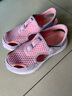 亚瑟士亚瑟士童鞋夏季新款男女儿童凉鞋款透气运动跑步鞋 701粉紫色 32.5 实拍图